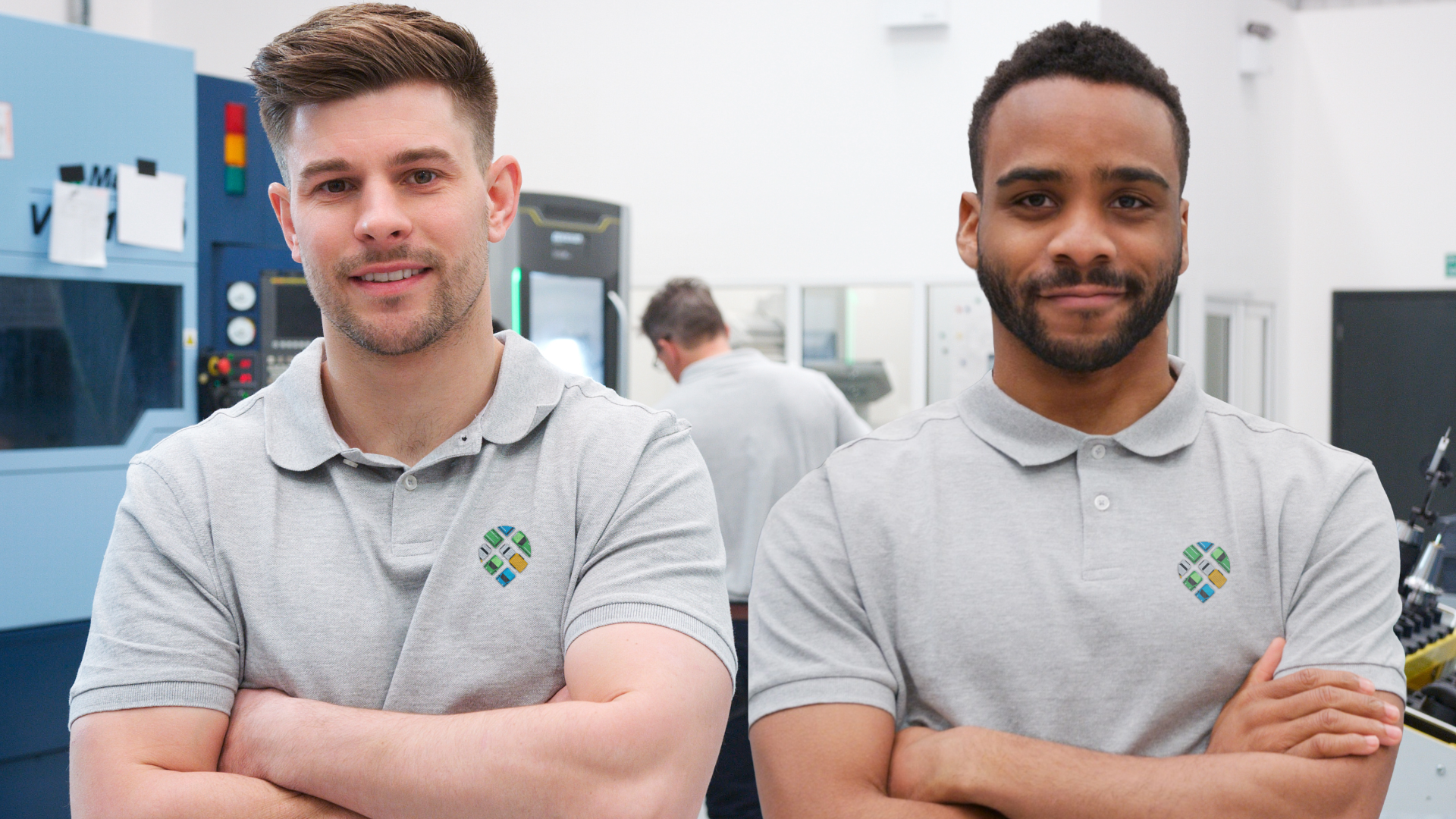 two fabricators together working