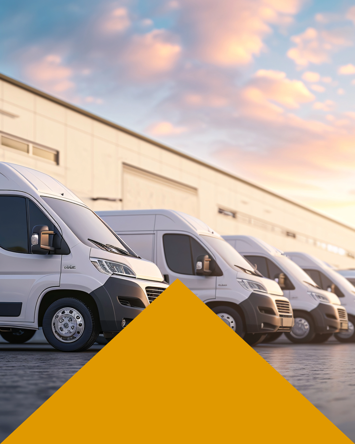 lot's of vans are parked up 
