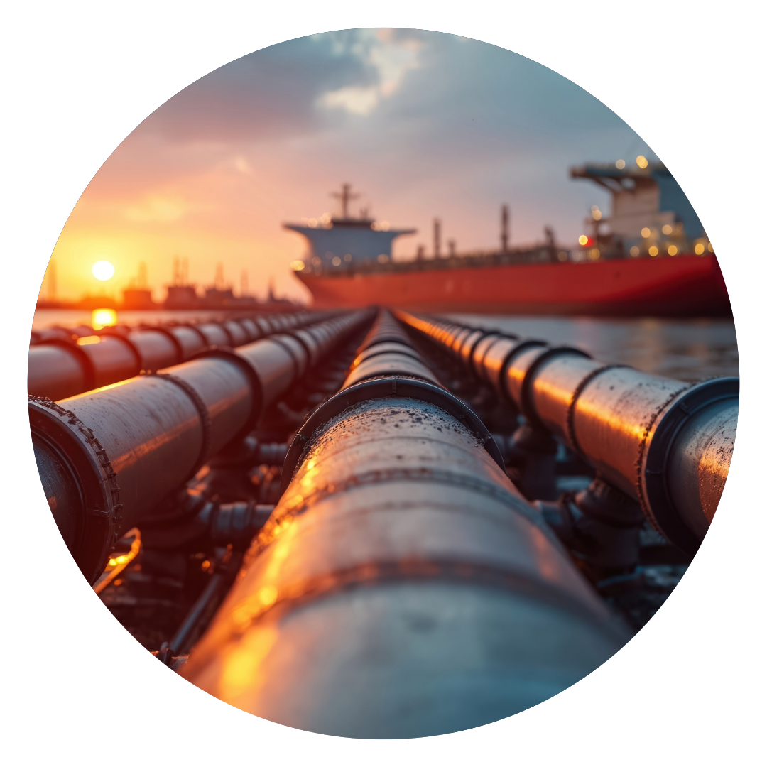 Pipe fitters off rig 