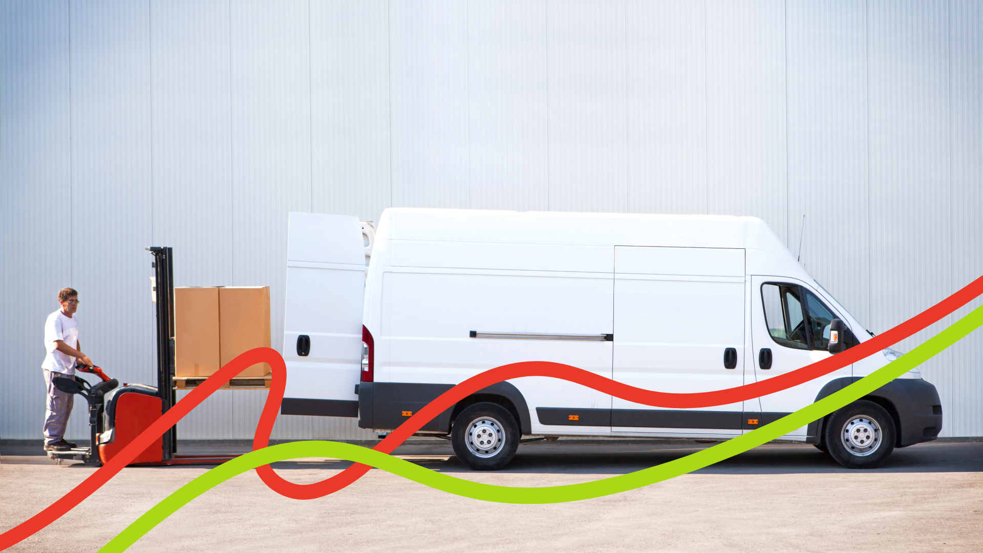 deliver driver filling the van