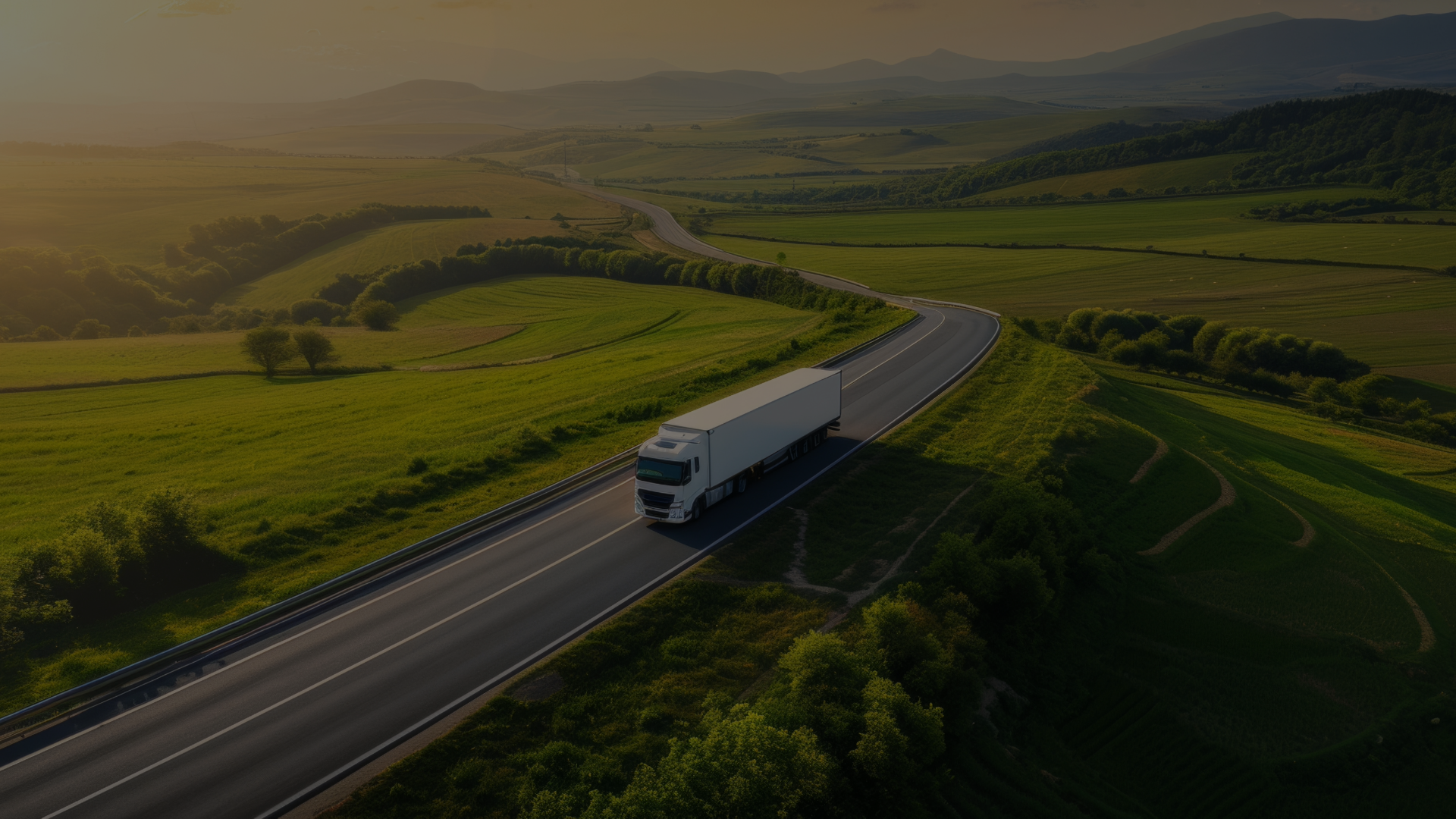 HGV lorry on a UK road, the haulage work a DROPP on-site recruiter keeps covered