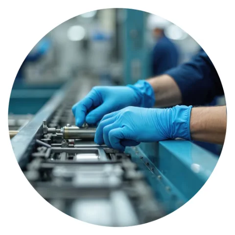 mechanical assembly line